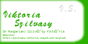 viktoria szilvasy business card